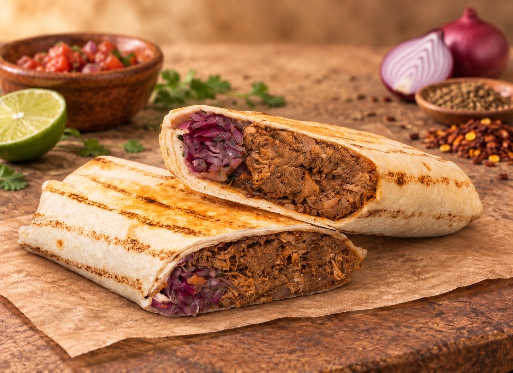 Pork burrito