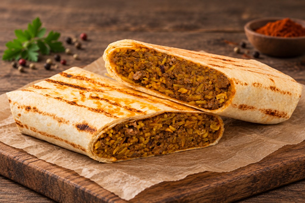 Rice burrito